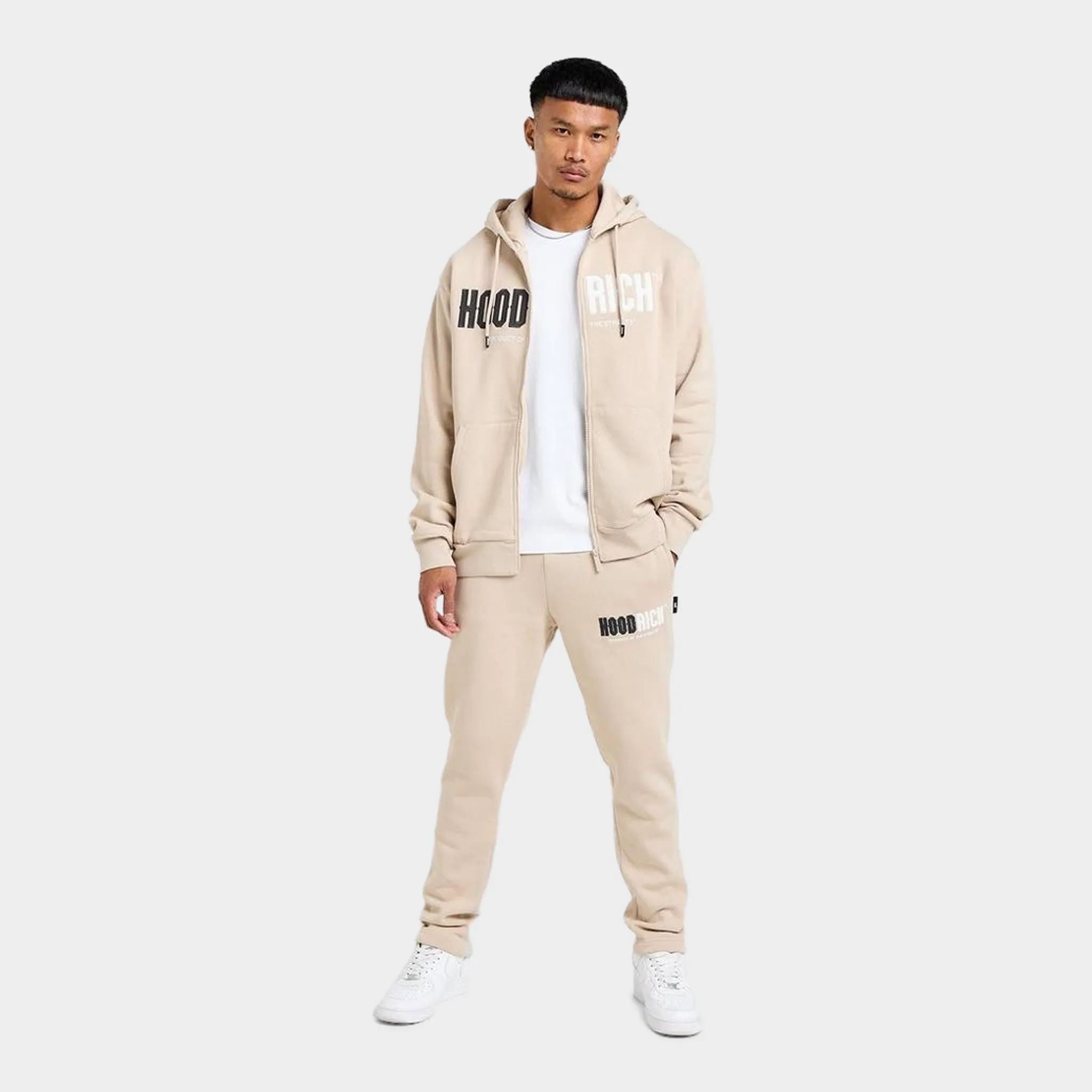Hoodrich Fade Zip-Through Hoodie / Oxford Tan sold by JD Sports product image thumbnail 4