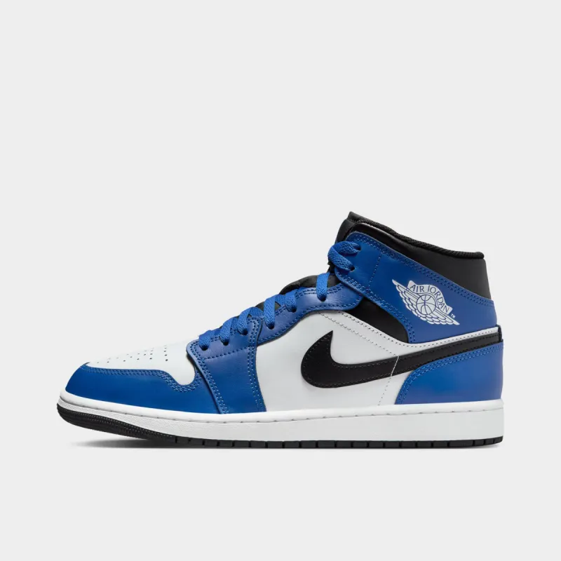 Jordan 1 Mid Game Royal / Black - White sold by JD Sports