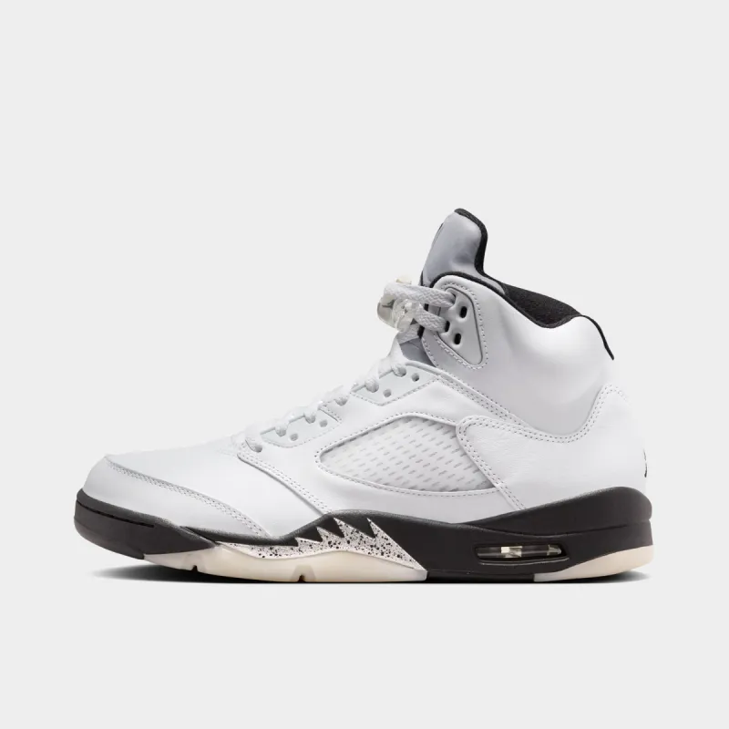 Jordan 5 Retro White / Black - Sail made by Jordan