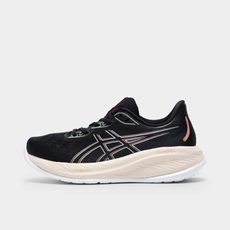 ASICS Women's GEL-Cumulus 26 Black / Dark Jade sold by JD Sports