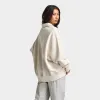 Nike Women's Sportswear Phoenix Fleece Oversized Quarter Zip Polo Light Orewood Brown / Sail sold by JD Sports