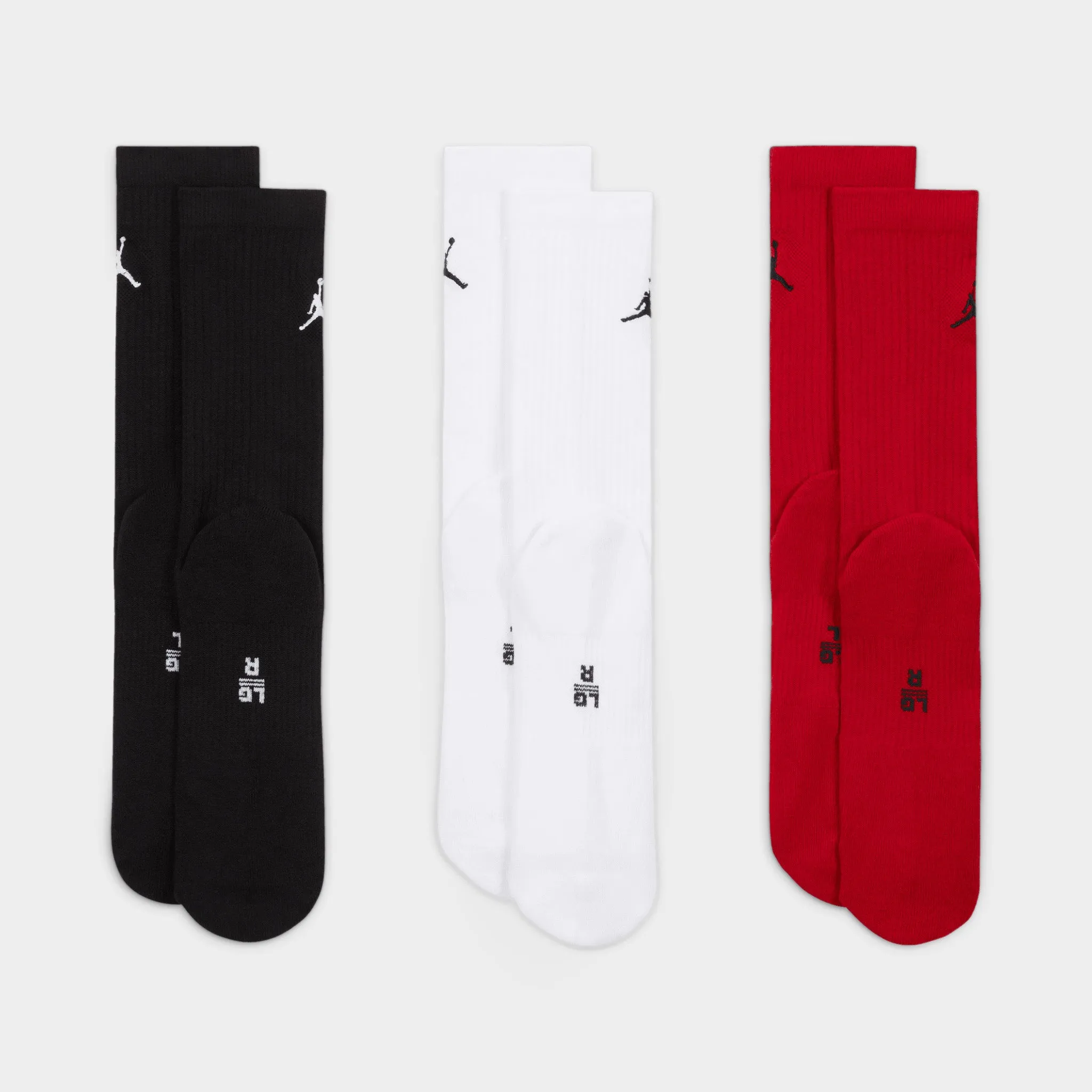 Jordan Everyday Crew Socks (3 Pack) / Multi-Colour sold by JD Sports product image thumbnail 2