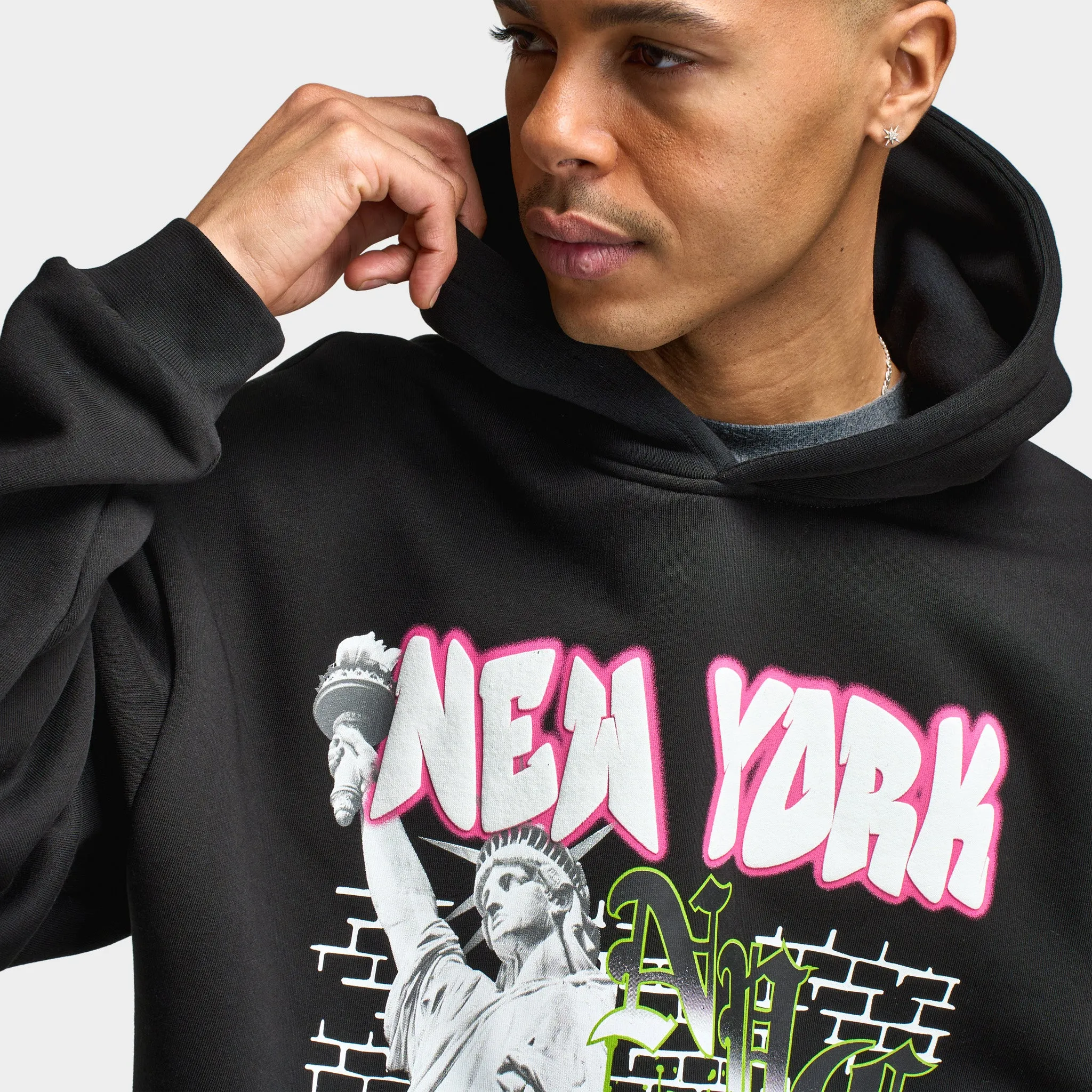Supply & Demand NYC Hoodie / Black sold by JD Sports product image thumbnail 4