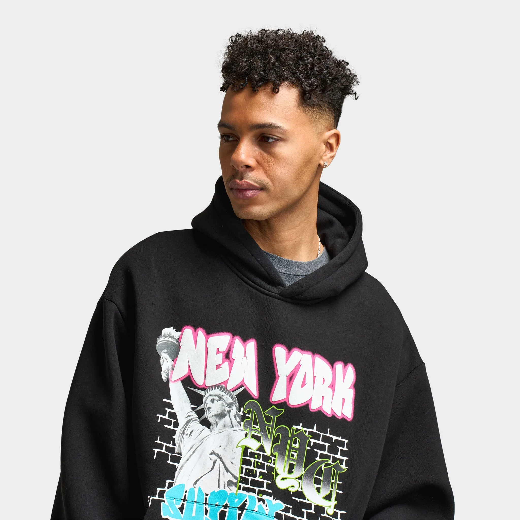 Supply & Demand NYC Hoodie / Black sold by JD Sports product image thumbnail 3