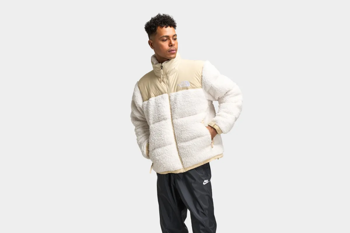 The North Face Sherpa Nuptse Jacket Gardenia White / Gravel sold by JD Sports