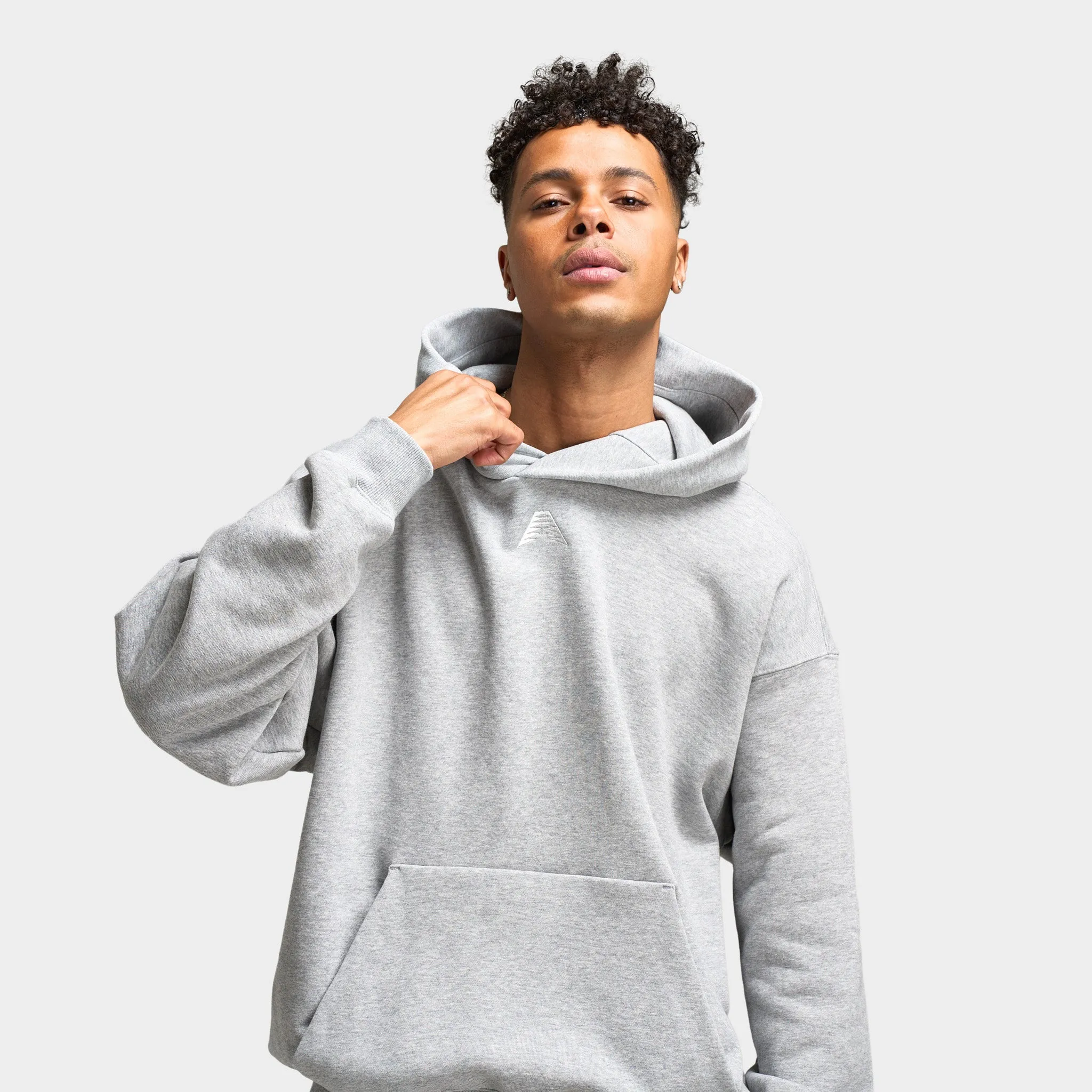 adidas Anthony Edwards GFX Hoodie / Medium Heather Grey sold by JD Sports product image thumbnail 3