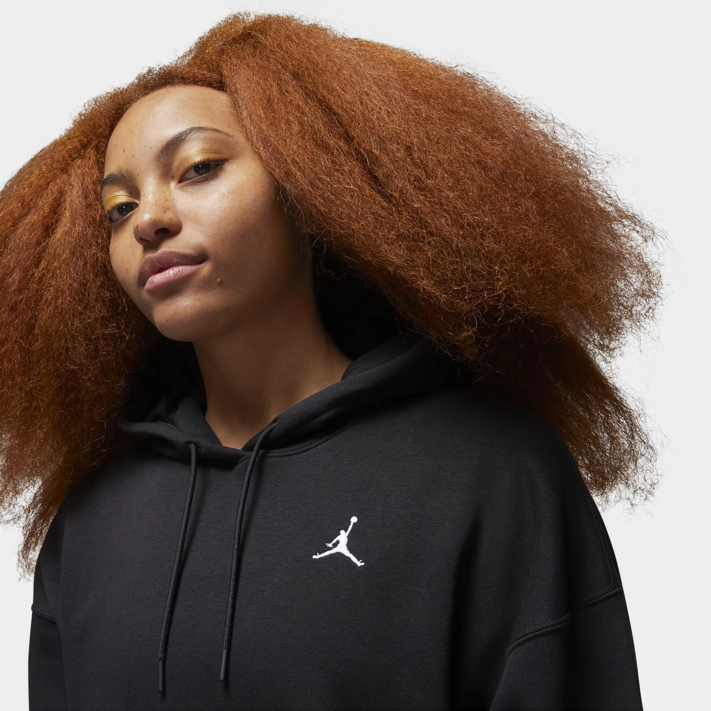 Jordan Women's Brooklyn Fleece Pullover Hoodie / Black sold by JD Sports product image thumbnail 4