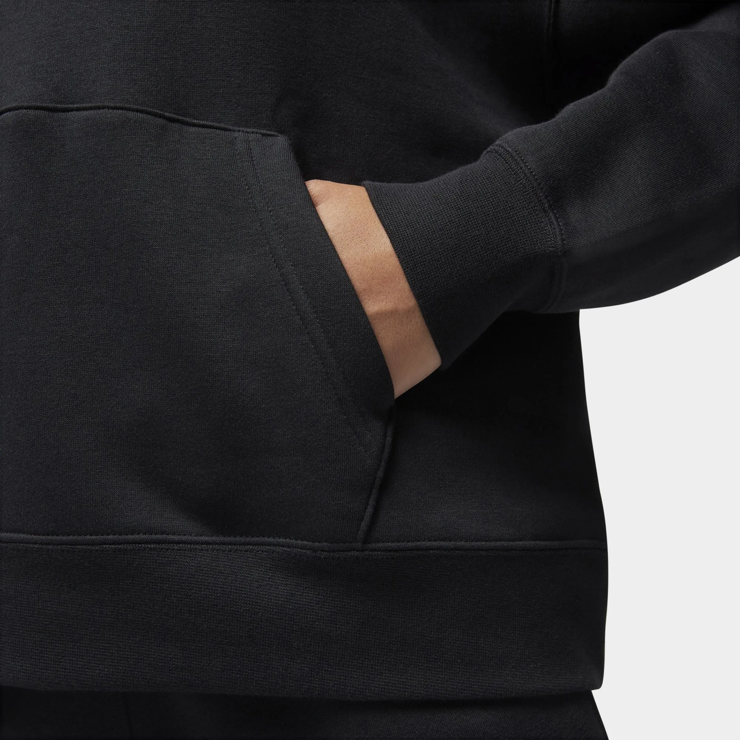 Jordan Women's Brooklyn Fleece Pullover Hoodie / Black sold by JD Sports product image thumbnail 3