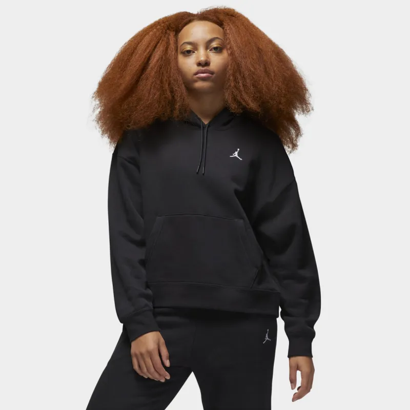 Jordan Women's Brooklyn Fleece Pullover Hoodie / Black sold by JD Sports