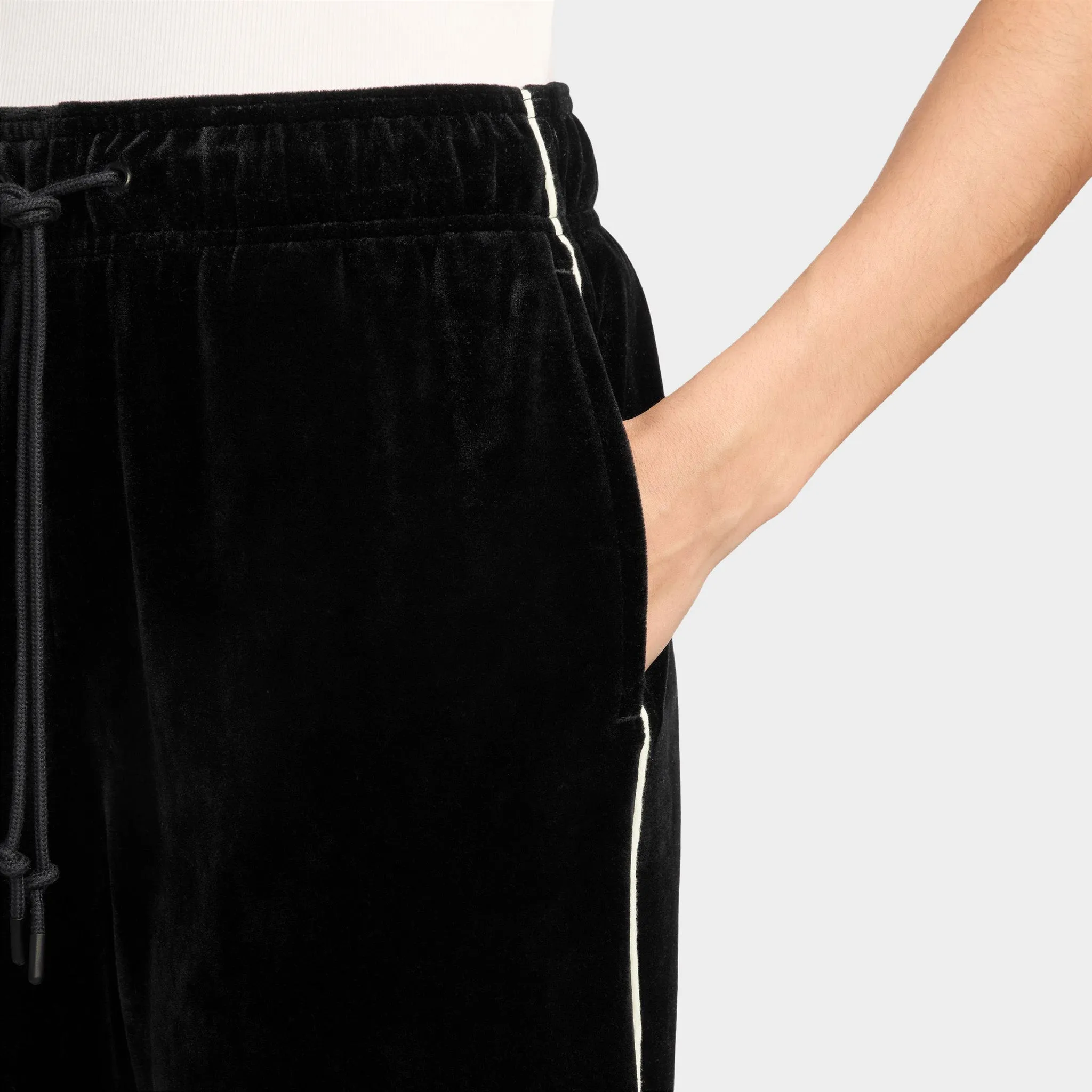 Nike Women's Sportswear Velour Jogger Black / Sail - Sail sold by JD Sports product image thumbnail 3