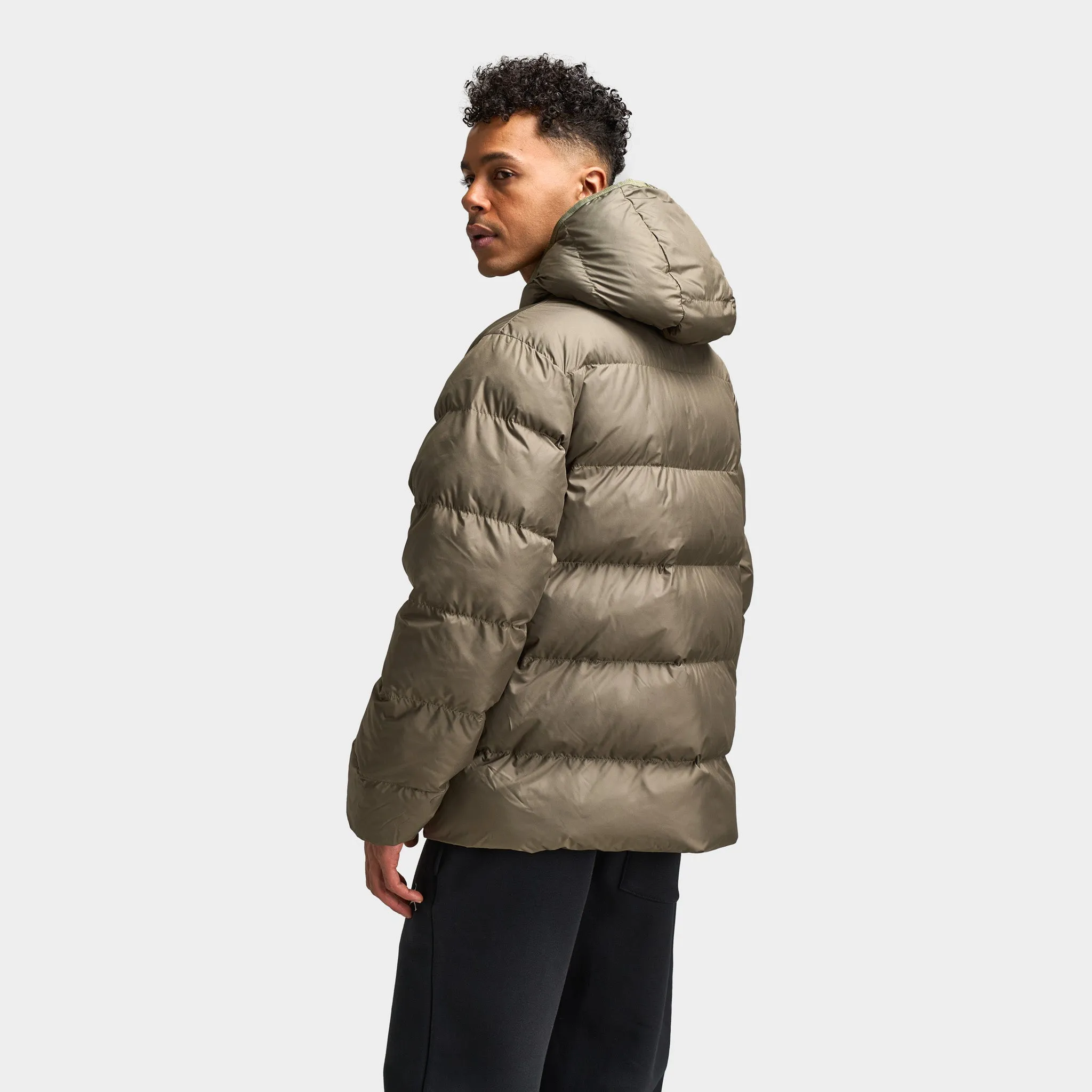 Jordan Brooklyn Puffer Jacket Medium Olive / Black sold by JD Sports product image thumbnail 2