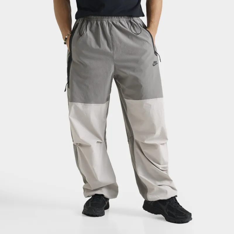 Nike Tech Woven Oversized Pants Flat Pewter / Lt Iron Ore - Black sold by JD Sports