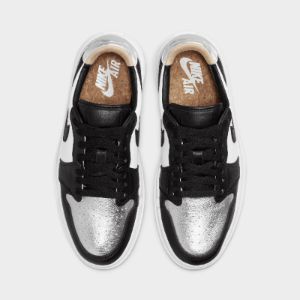 Air Jordan Women's 1 Elevate Low SE Metallic Silver / Black - White sold by JD Sports