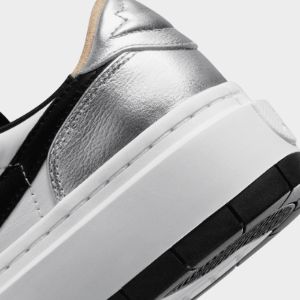 Air Jordan Women's 1 Elevate Low SE Metallic Silver / Black - White sold by JD Sports