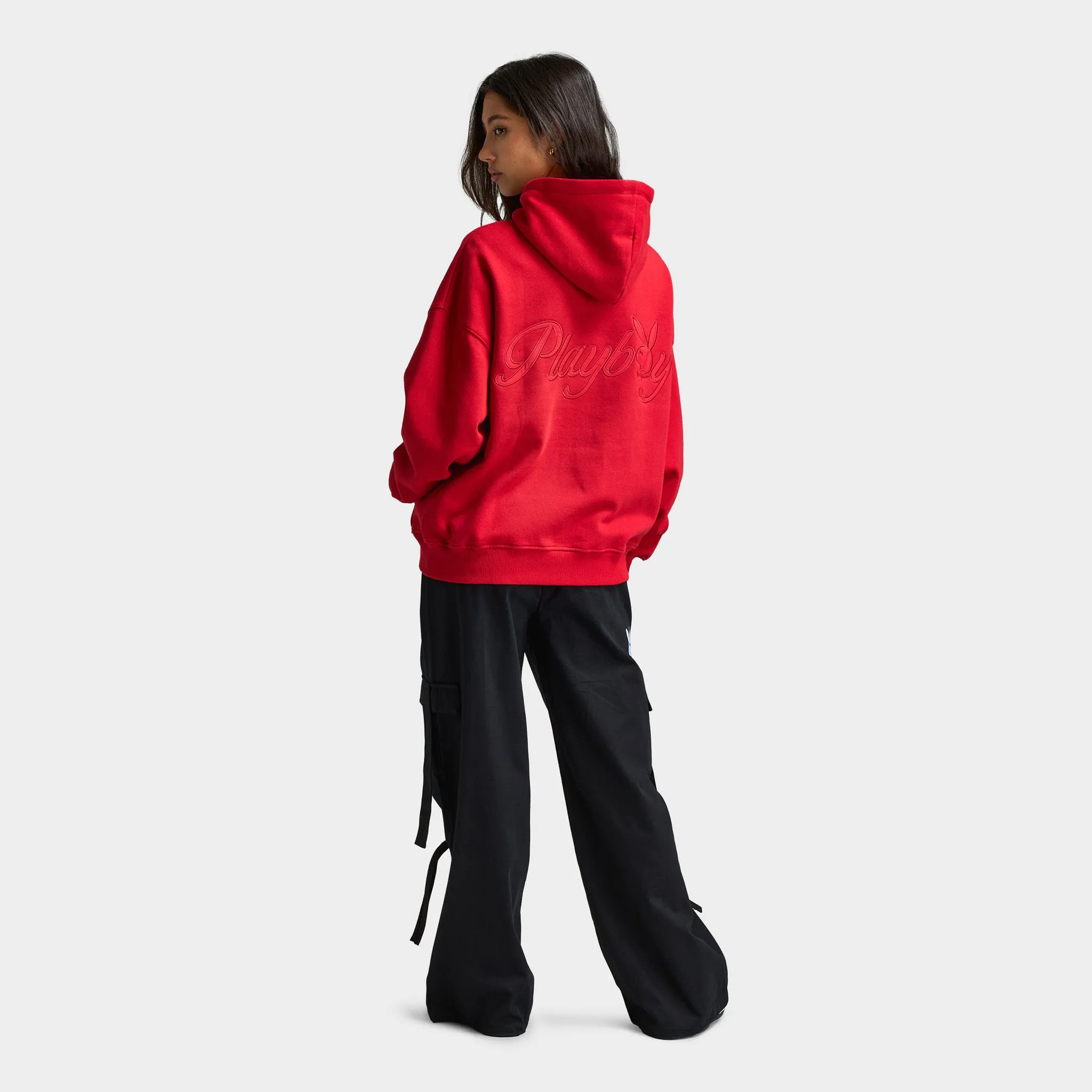 Playboy Women's Cherry Diamonte Hoodie / Black sold by JD Sports product image thumbnail 5