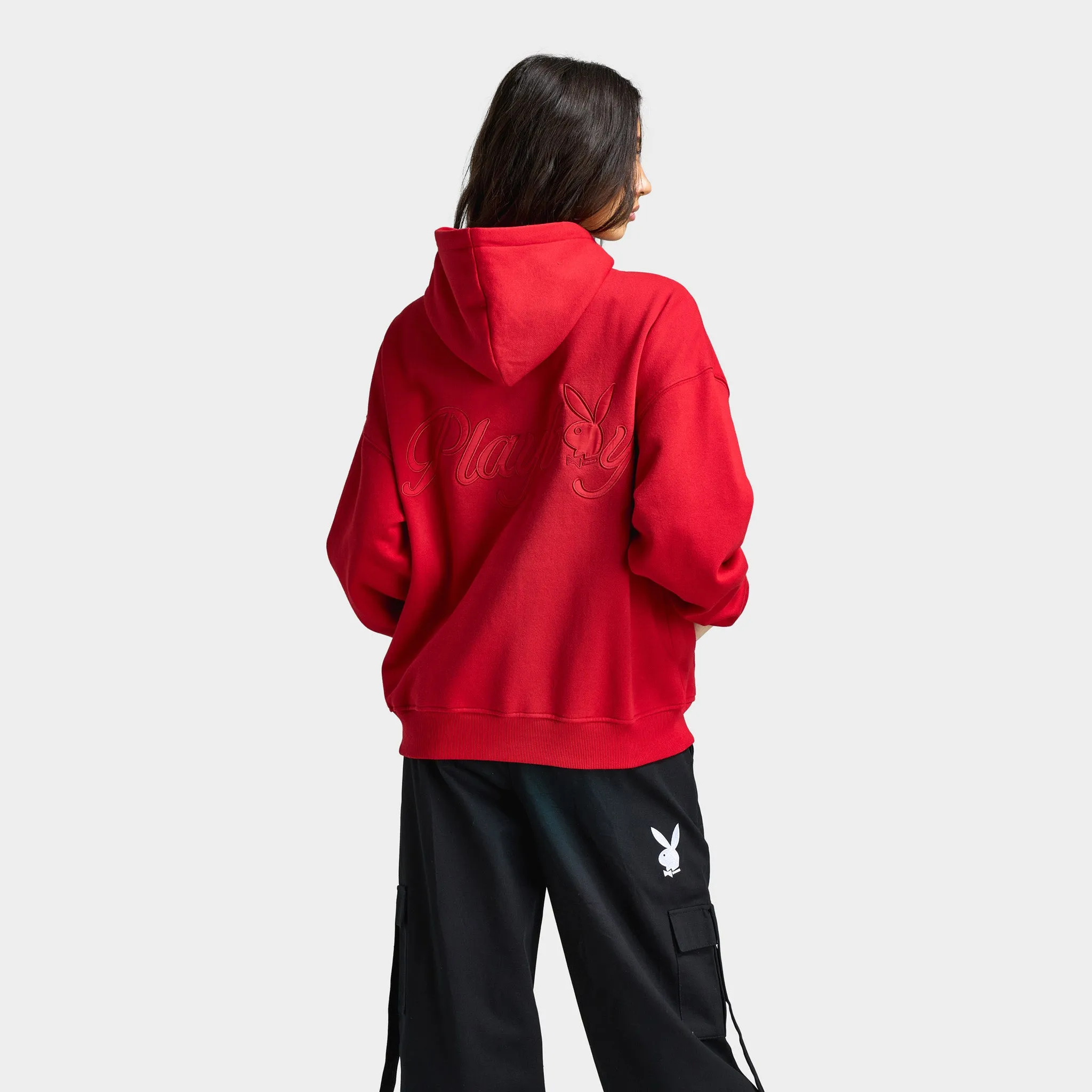 Playboy Women's Cherry Diamonte Hoodie / Black sold by JD Sports product image thumbnail 2
