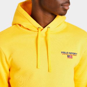 Polo Ralph Lauren Sport Pullover Hoodie / Coast Guard Yellow sold by JD Sports