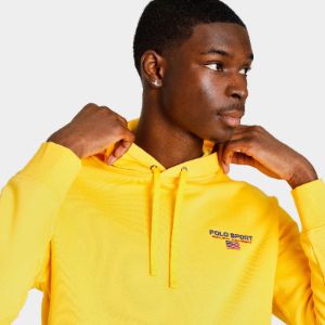 Polo Ralph Lauren Sport Pullover Hoodie / Coast Guard Yellow sold by JD Sports
