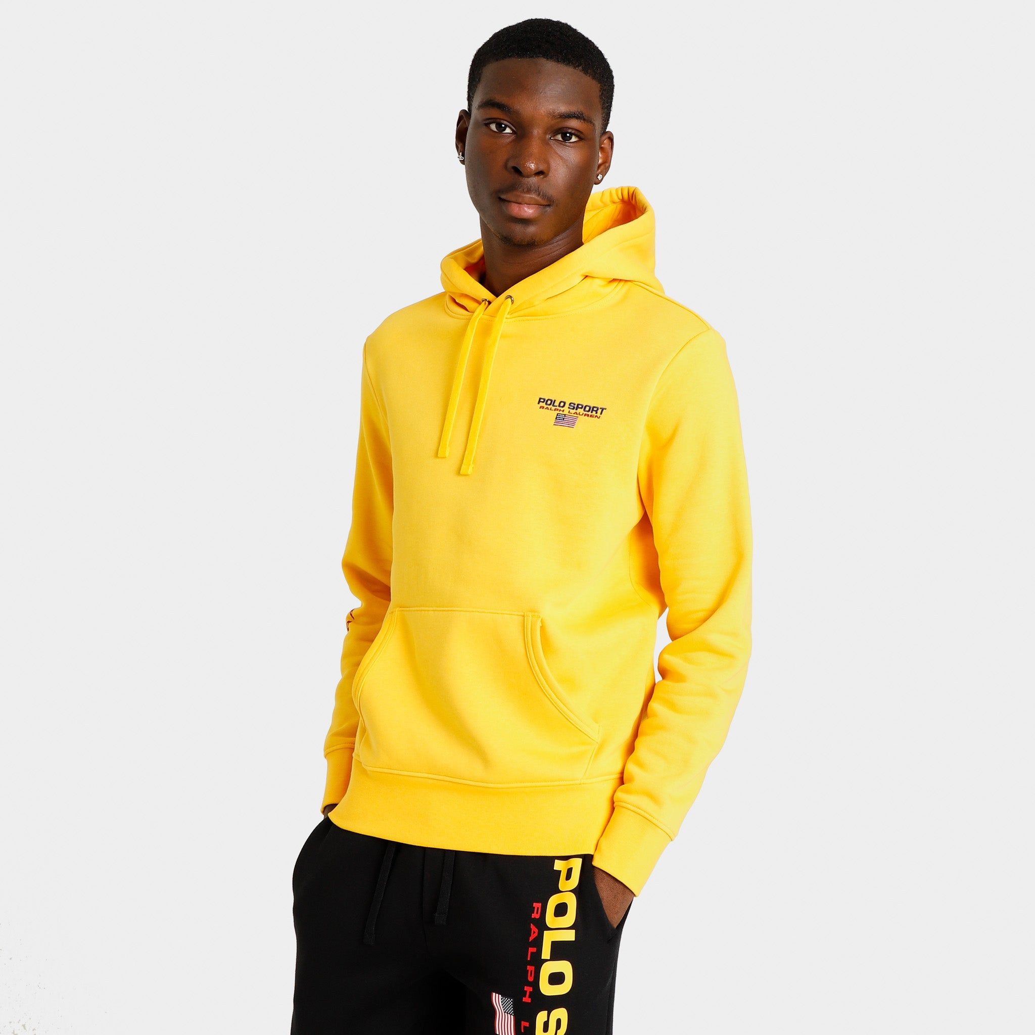 Polo Ralph Lauren Sport Pullover Hoodie / Coast Guard Yellow sold by JD Sports