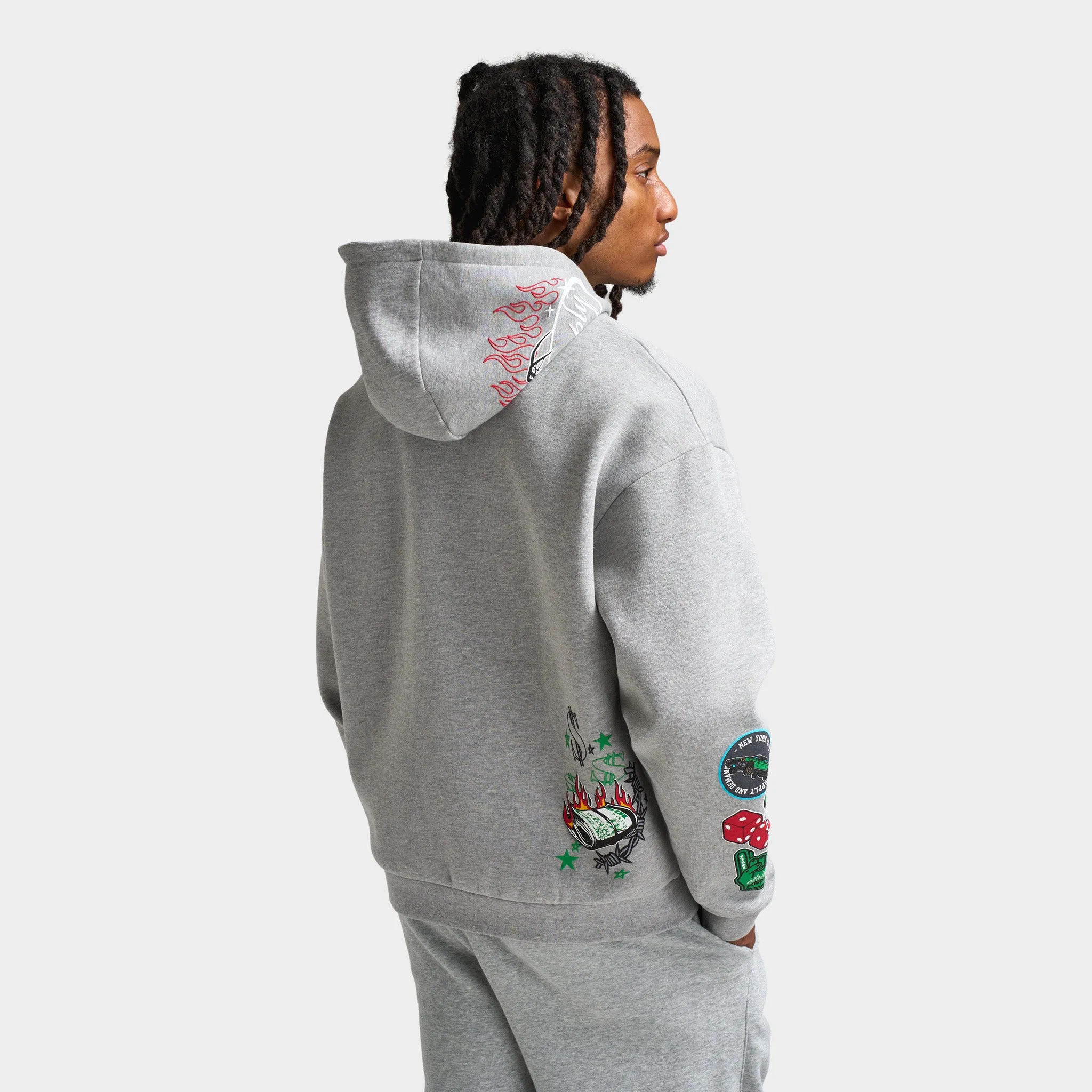 Supply & Demand Cayman Full Zip Hoodie / Grey sold by JD Sports product image thumbnail 2
