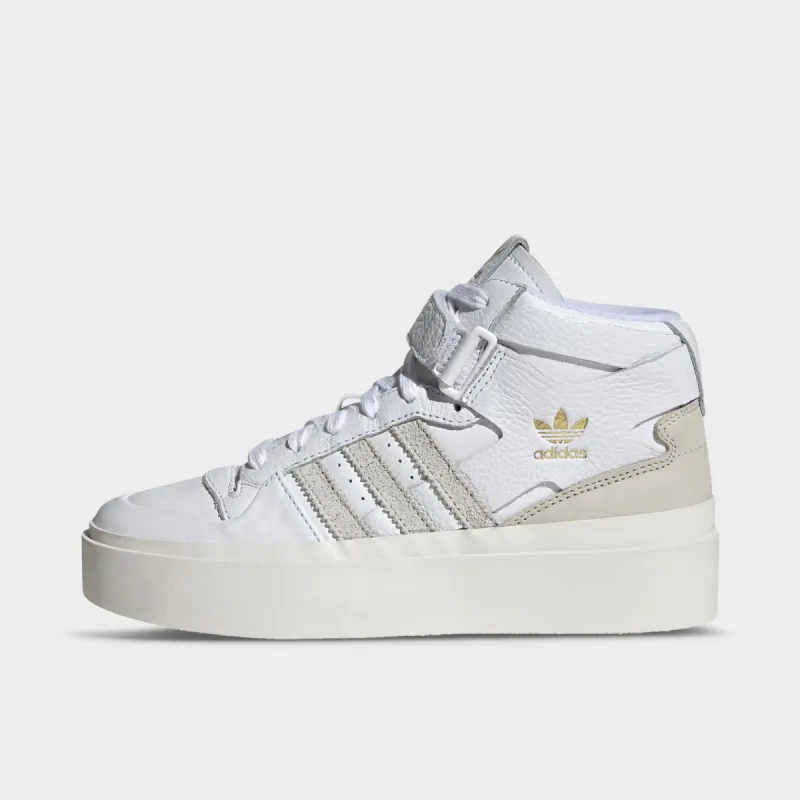 adidas Women's Forum Bonega Mid Cloud White / Orbit Grey - Bliss sold by JD Sports