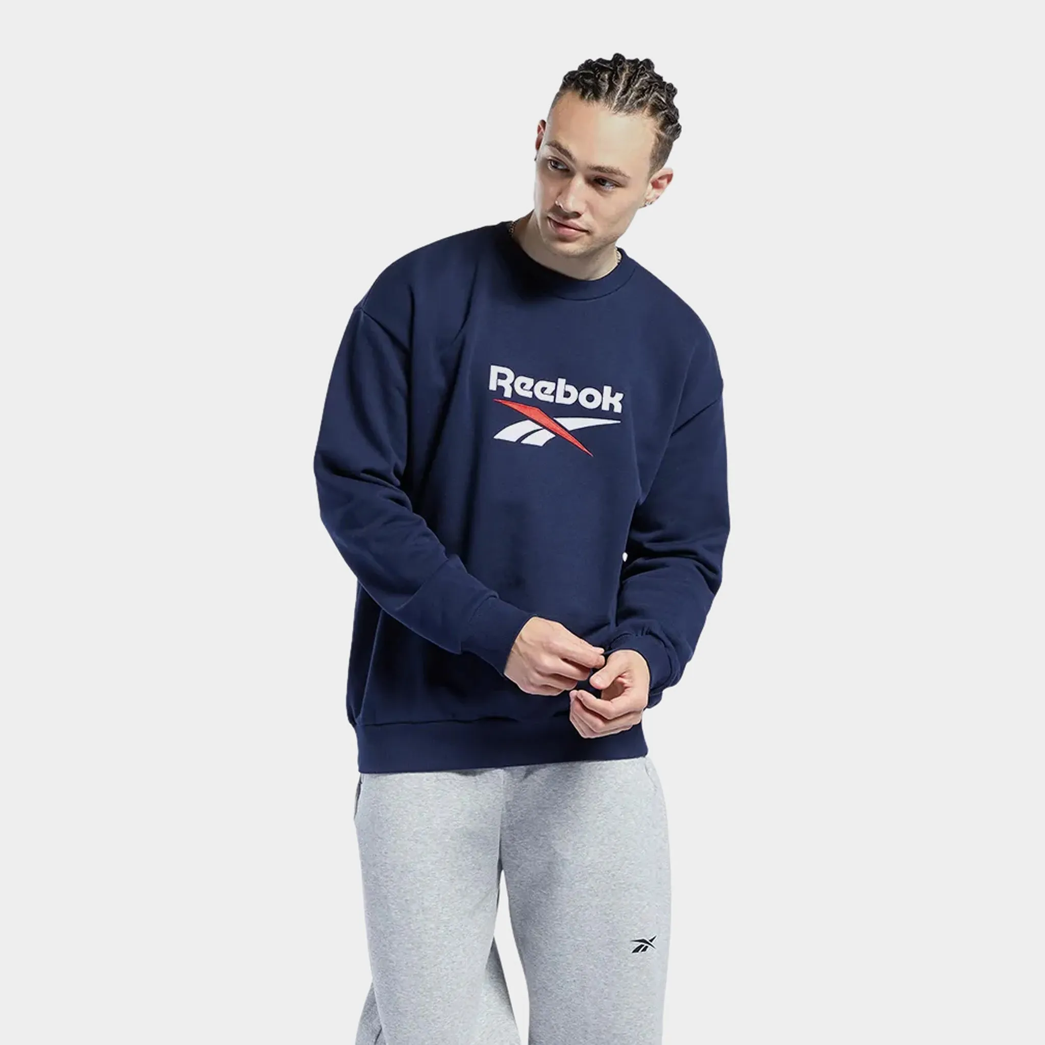 Reebok Classic Vector Crewneck / Vector Navy sold by JD Sports