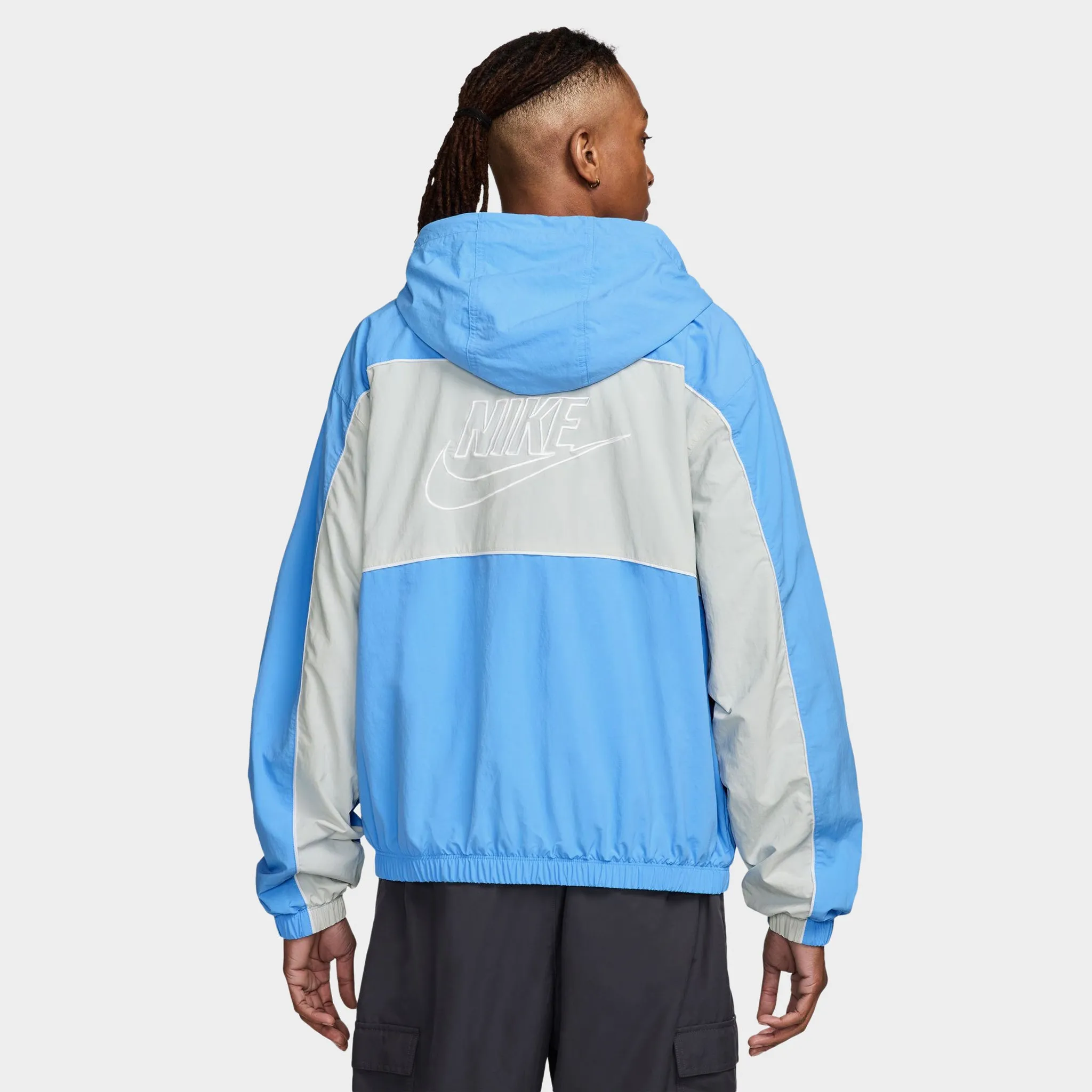 Nike Club Athlete Hooded Jacket University Blue / Photon Dust - White sold by JD Sports product image thumbnail 2