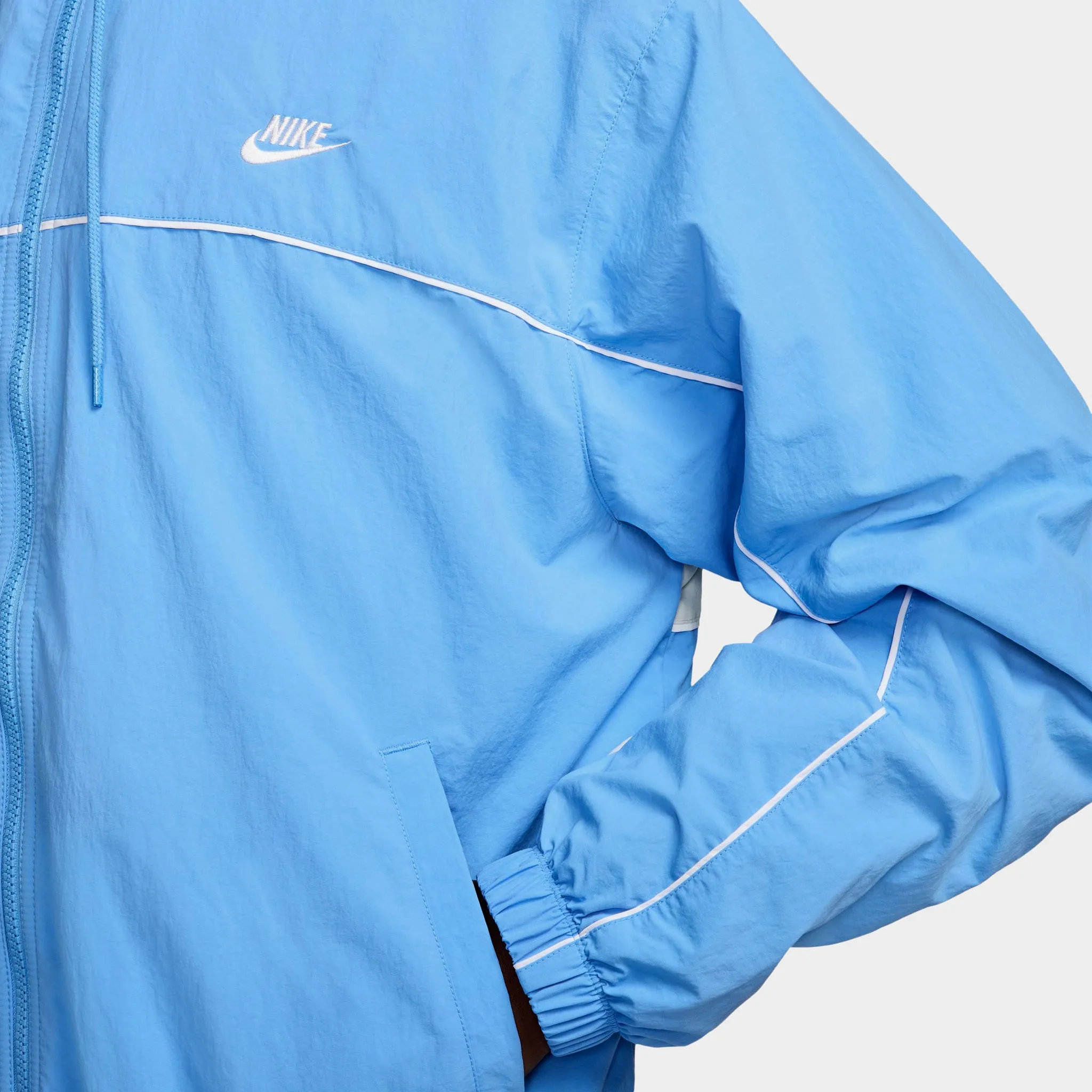 Nike Club Athlete Hooded Jacket University Blue / Photon Dust - White sold by JD Sports product image thumbnail 3