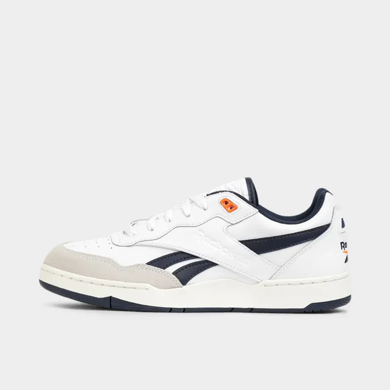 Reebok BB 4000 II White / Vector Navy sold by JD Sports