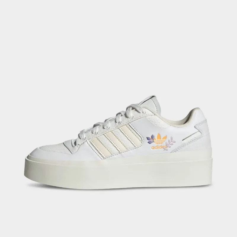 adidas Women's Forum Bonega Crystal White / Wonder White/ Off White sold by JD Sports
