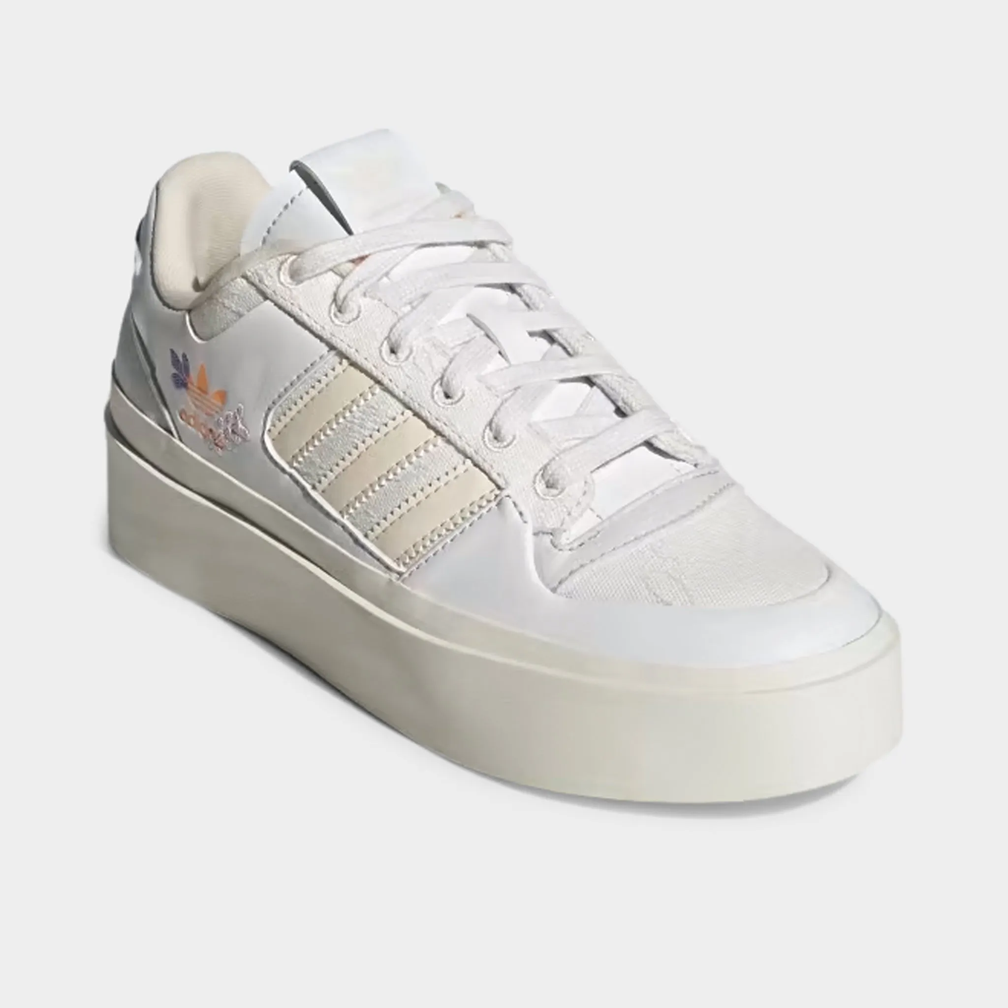 adidas Women's Forum Bonega Crystal White / Wonder White/ Off White sold by JD Sports product image thumbnail 2