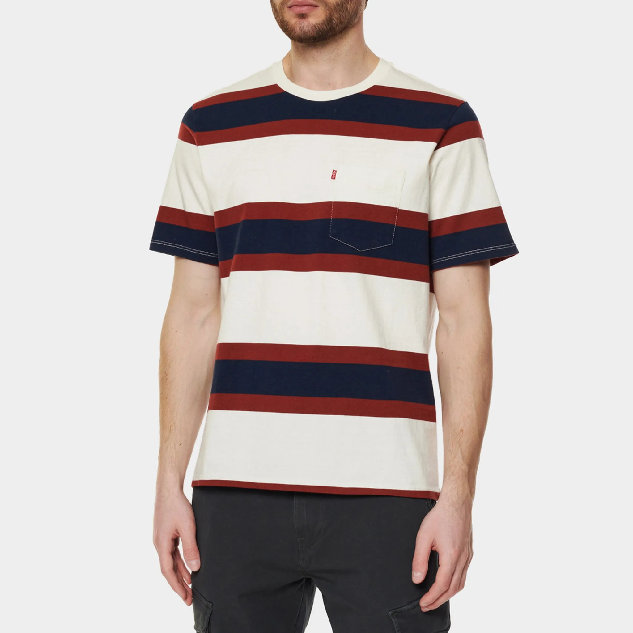 Levi's Relaxed Fit Pocket T-Shirt / Mustang Egret sold by JD Sports