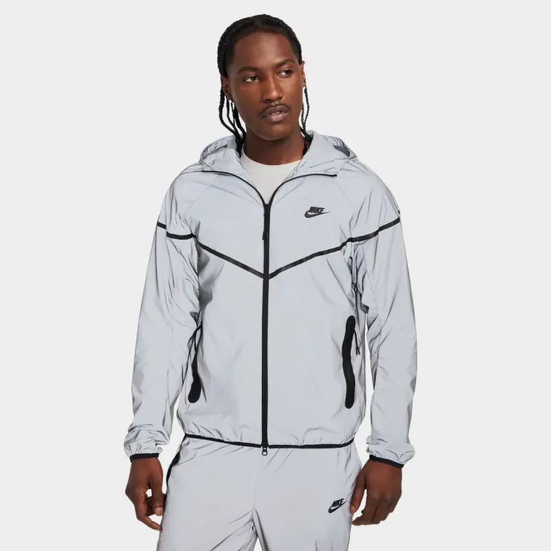 Nike Sportswear Tech Woven Jacket Reflect Silver/ Black sold by JD Sports