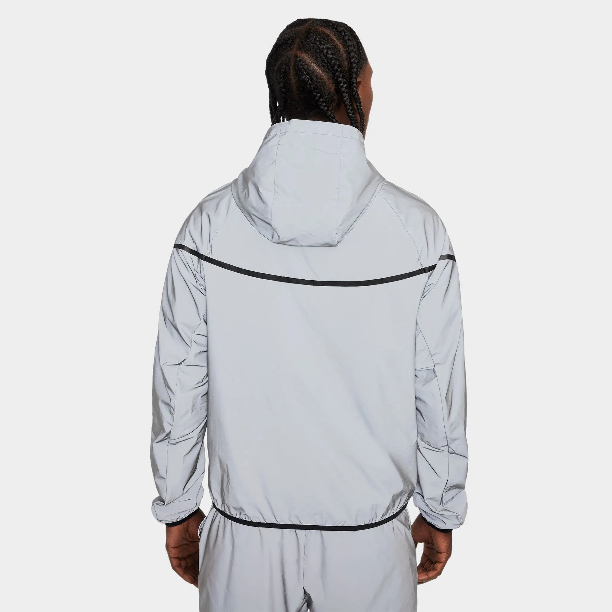 Nike Sportswear Tech Woven Jacket Reflect Silver/ Black sold by JD Sports product image thumbnail 2