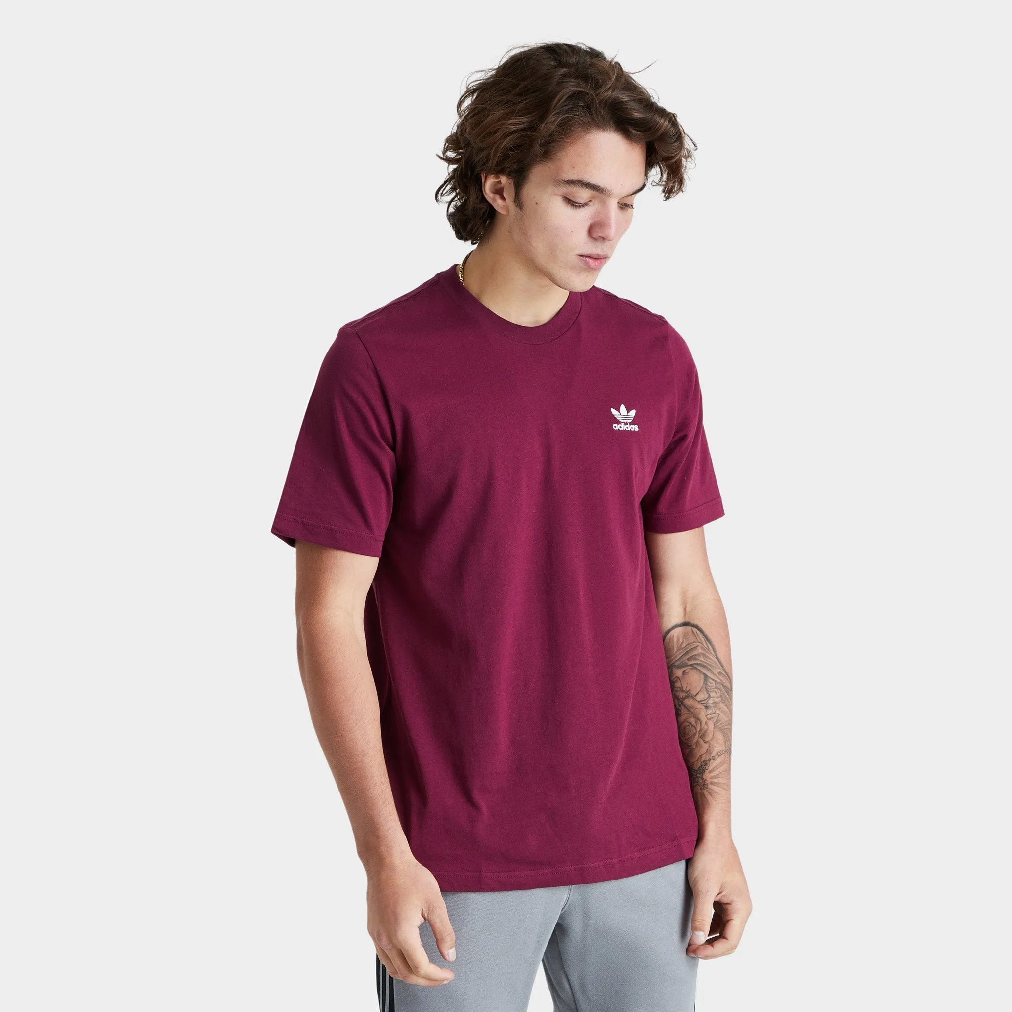 adidas Originals Loungewear Adicolor Essentials T-shirt / Victory Crimson sold by JD Sports product image thumbnail 3