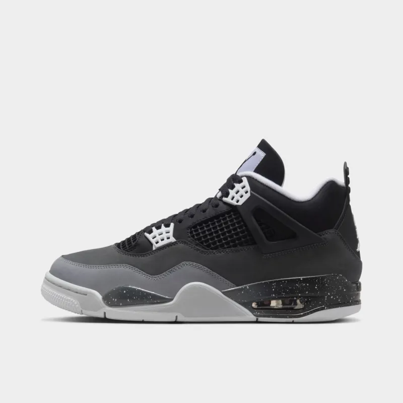 Jordan 4 Retro Black / White - Anthracite sold by JD Sports