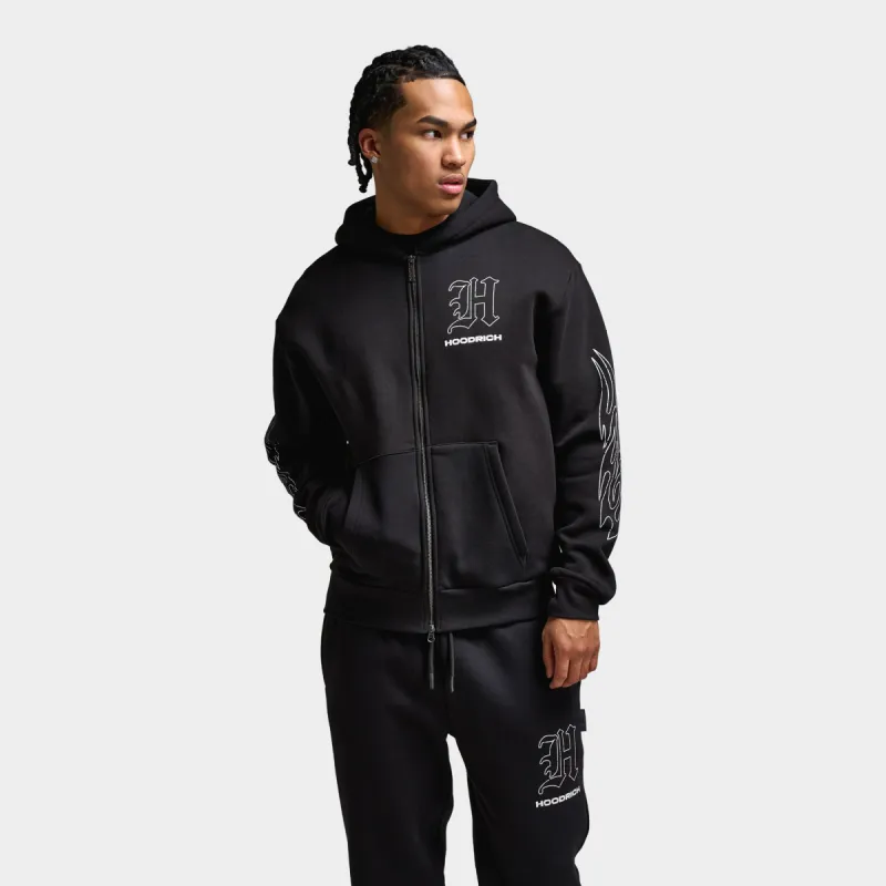 Hoodrich Oversized Chromatic Full Zip Hoodie Black / Grey sold by JD Sports