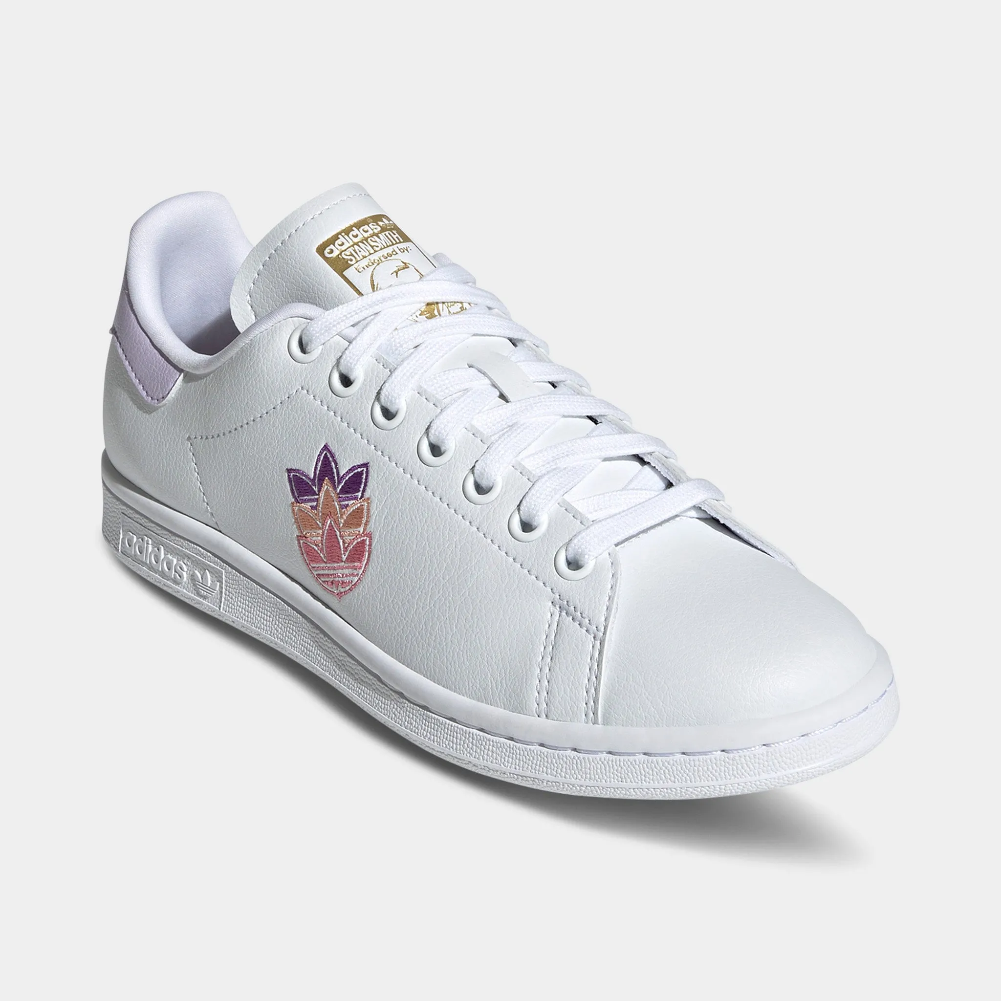 adidas Originals Women's Stan Smith Cloud White / Purple Tint - Matte Gold sold by JD Sports product image thumbnail 2