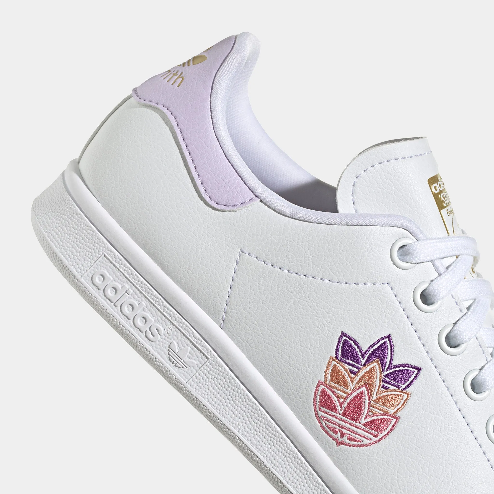 adidas Originals Women's Stan Smith Cloud White / Purple Tint - Matte Gold sold by JD Sports product image thumbnail 3