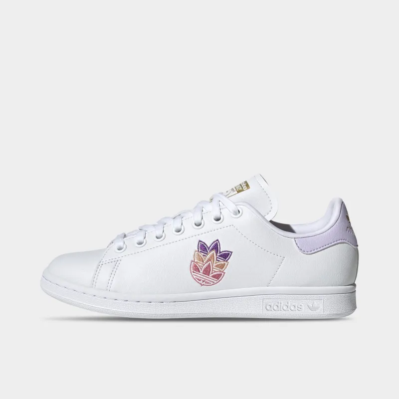 adidas Originals Women's Stan Smith Cloud White / Purple Tint - Matte Gold sold by JD Sports