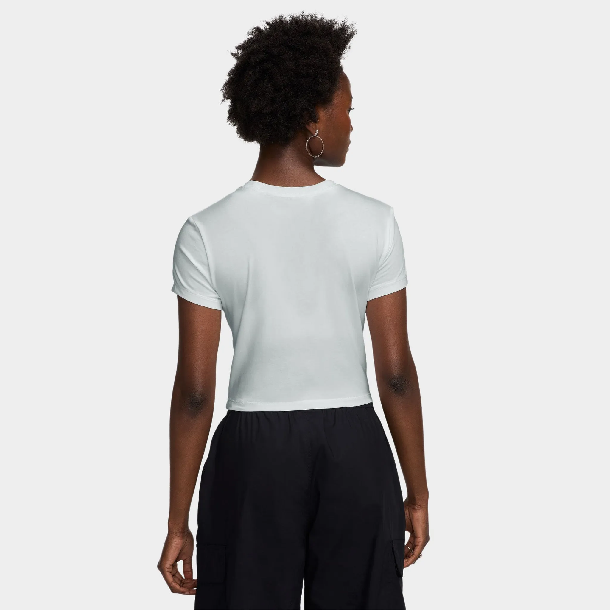Nike Sportswear Women's Chill Knit Crop Top / White sold by JD Sports product image thumbnail 2