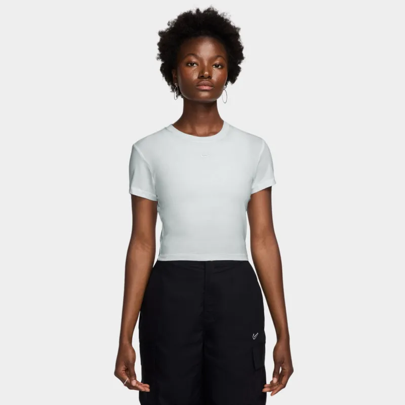 Nike Sportswear Women's Chill Knit Crop Top / White sold by JD Sports