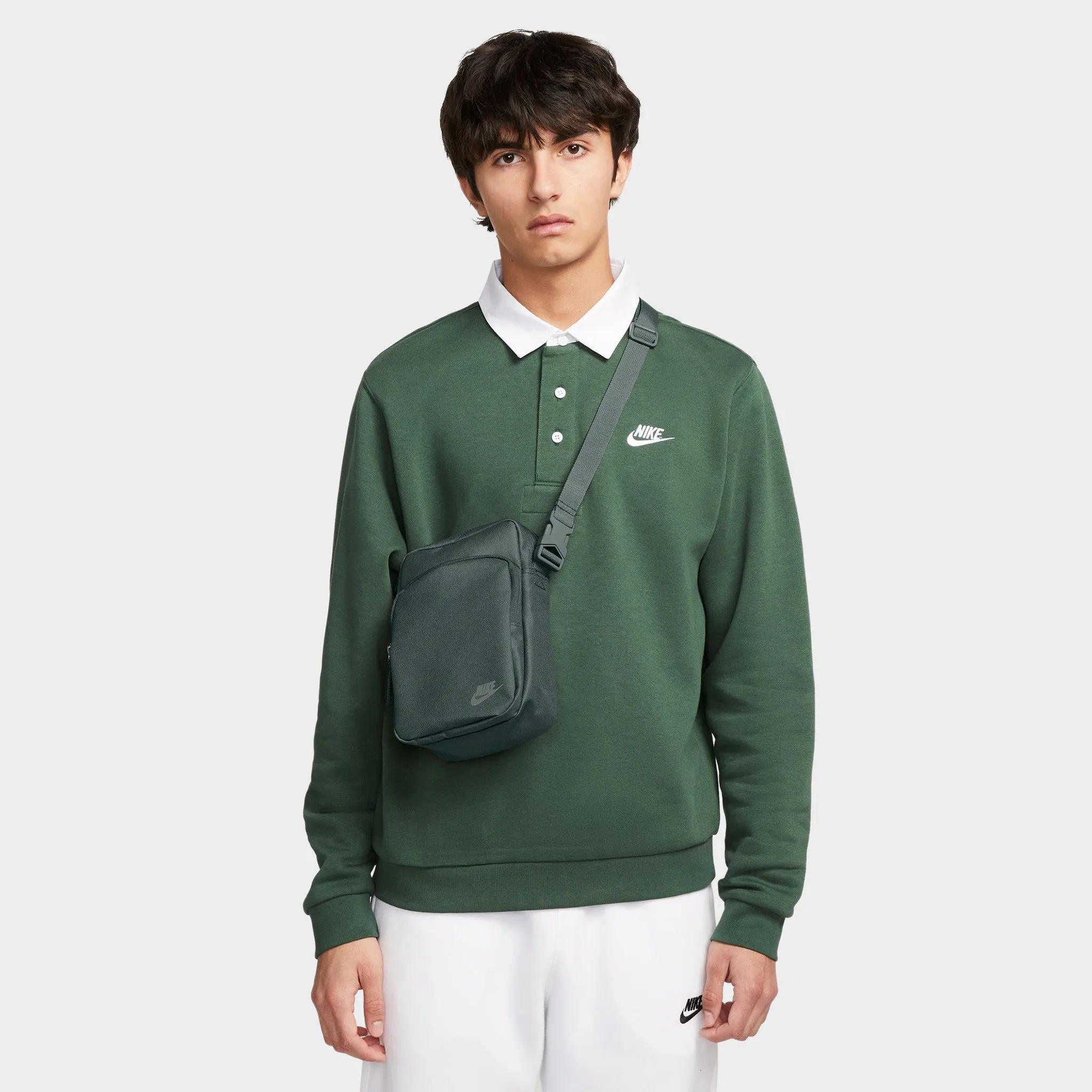 Nike Heritage Crossbody Bag Vintage Green / Mica Green sold by JD Sports