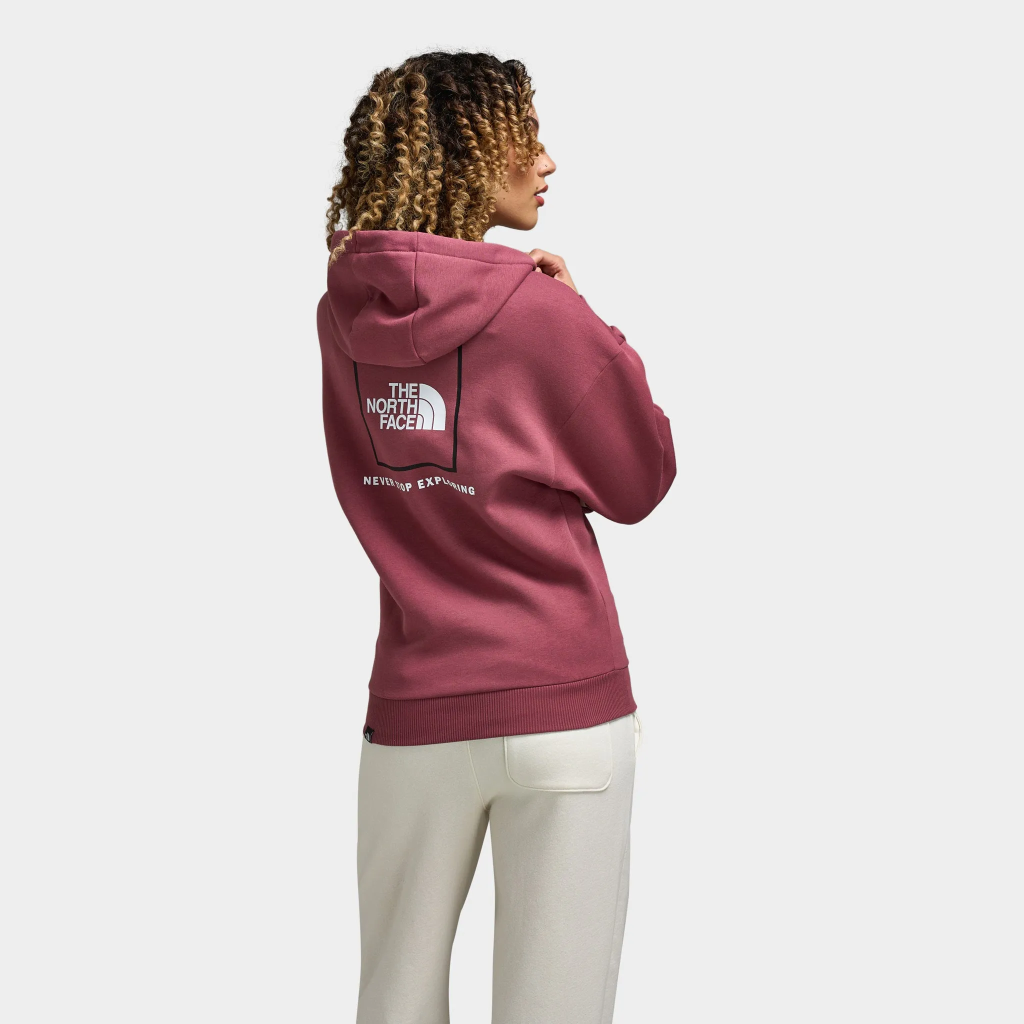 The North Face Women's Back New Fine Box Relaxed Pullover Hoodie / Wild Ginger sold by JD Sports product image thumbnail 2