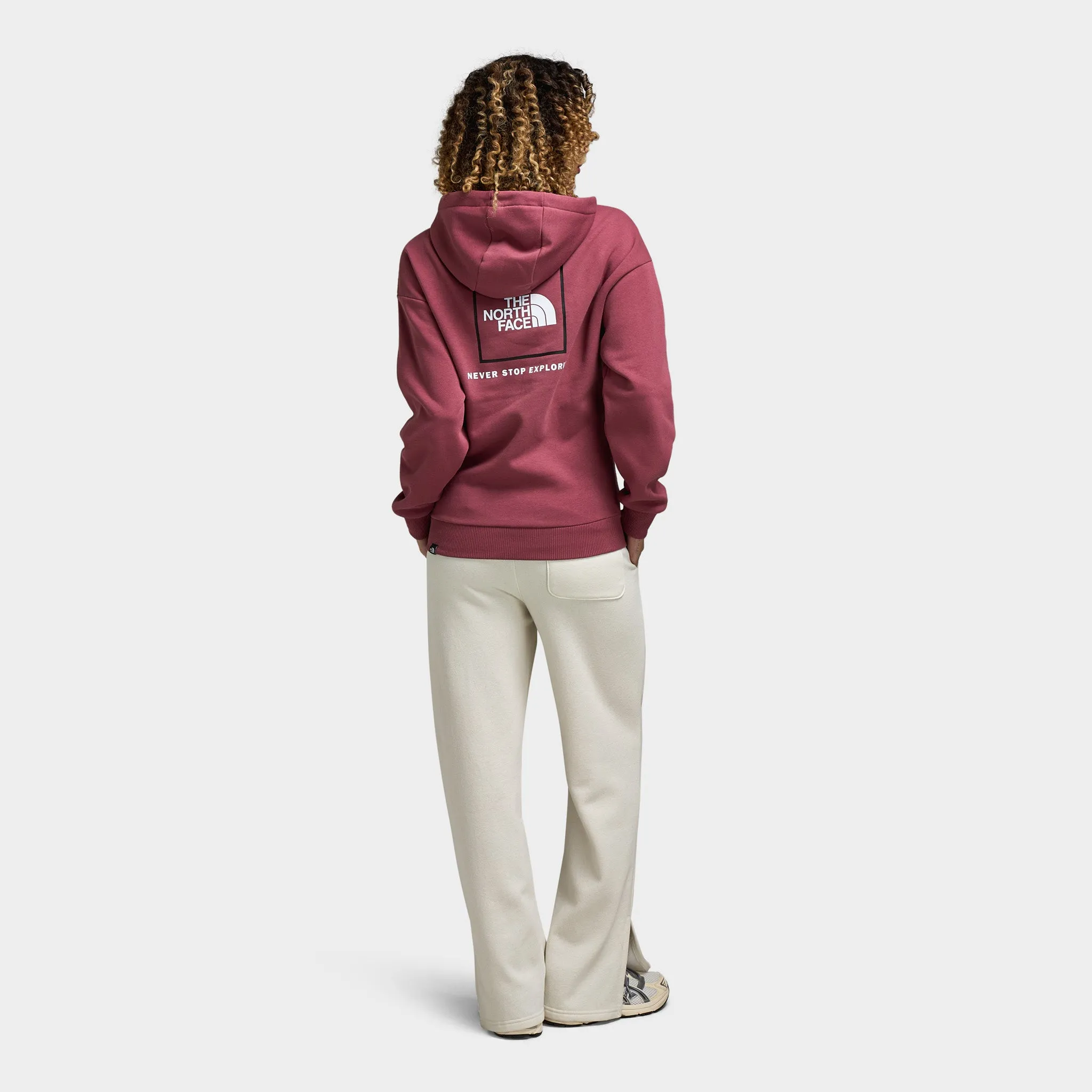 The North Face Women's Back New Fine Box Relaxed Pullover Hoodie / Wild Ginger sold by JD Sports product image thumbnail 5