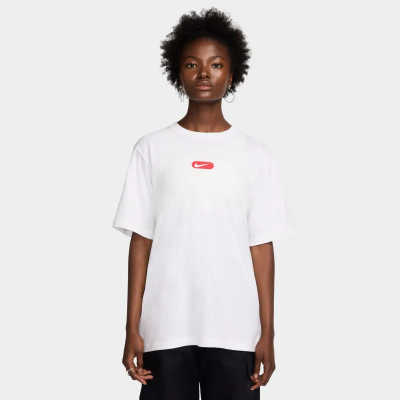Nike Sportswear Women's Club Swoosh Tee / White made by Nike