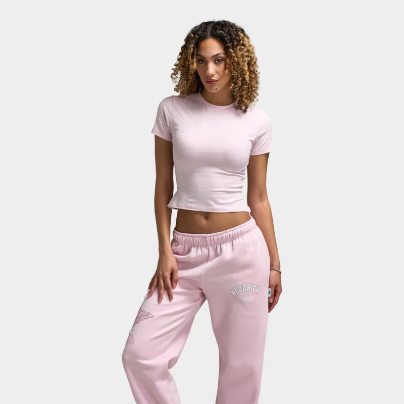 Hoodrich Women's Poise Fitted Tee Pink A Boo / White sold by JD Sports