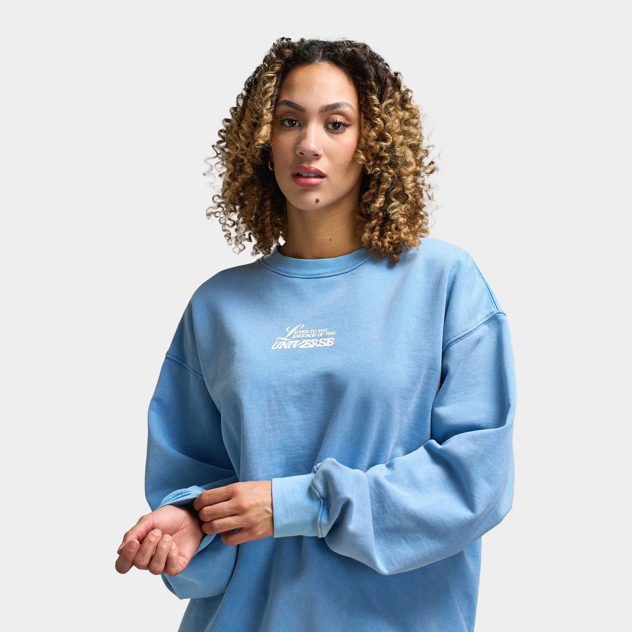 Mayfair Women's Angel Number Crewneck / Blue sold by JD Sports product image thumbnail 3