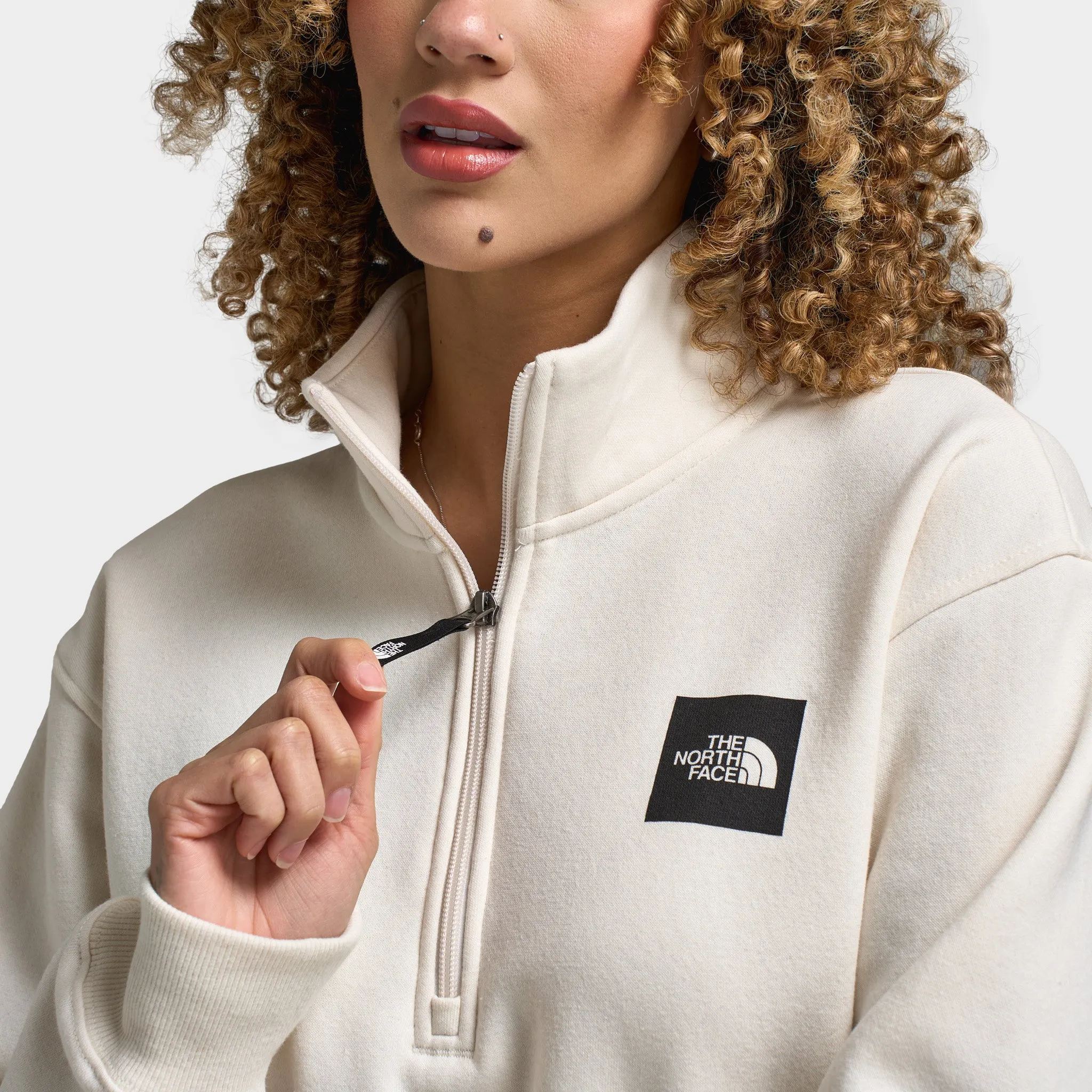 The North Face Women's Box Half Dome Quarter Zip / White sold by JD Sports product image thumbnail 4
