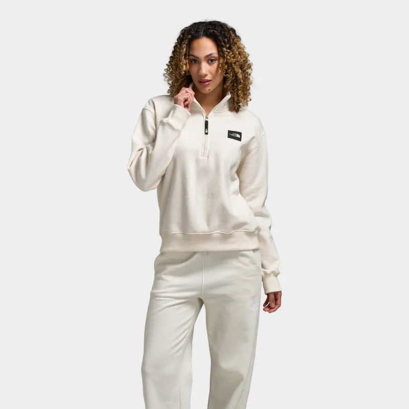 The North Face Women's Box Half Dome Quarter Zip / White sold by JD Sports